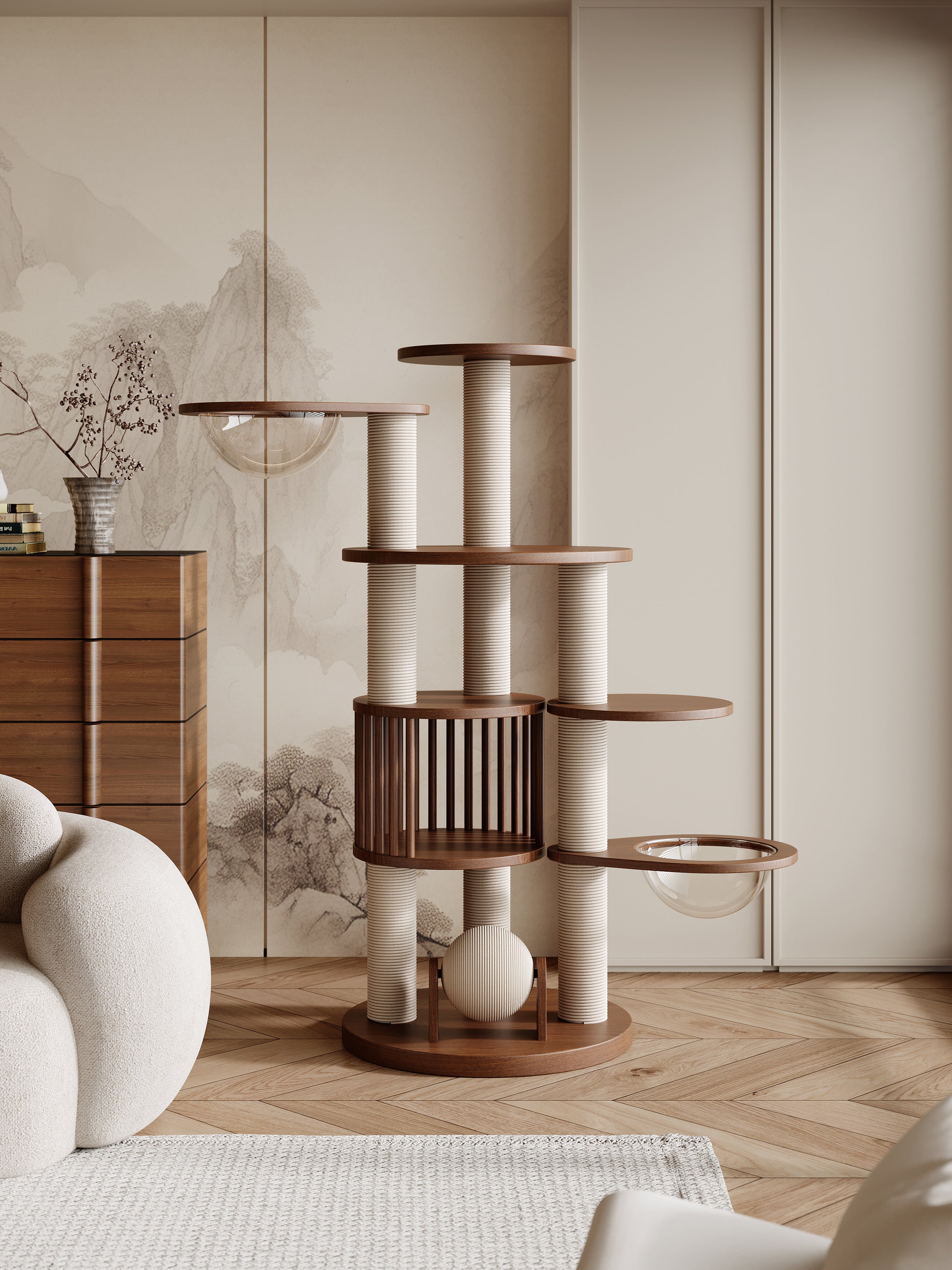 The Purrfect Estate - Cat Tree and Activity Tower