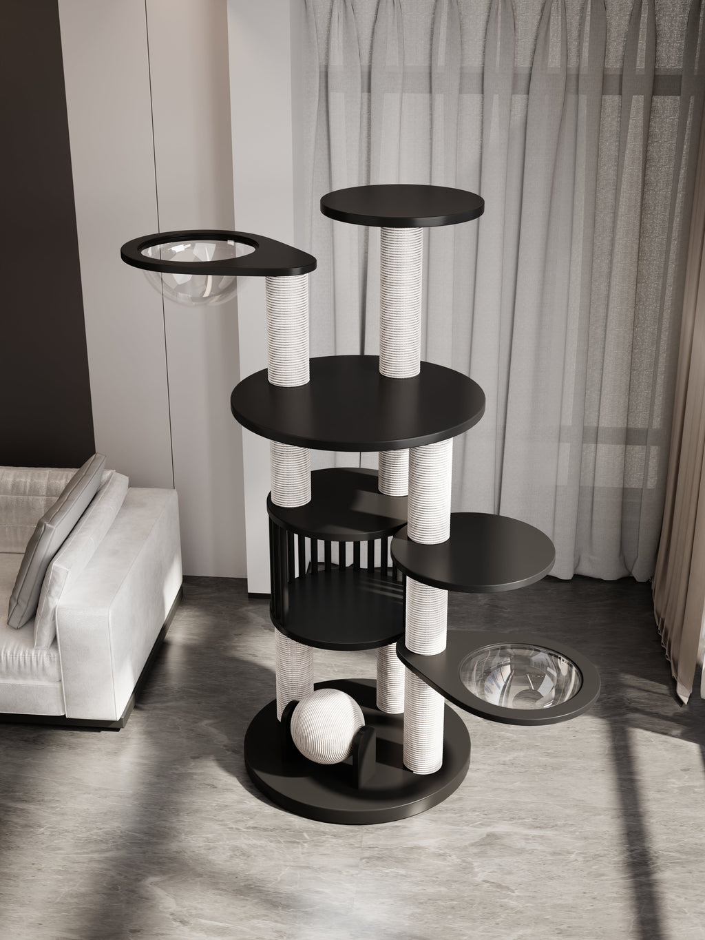 The Purrfect Estate - Cat Tree and Activity Tower