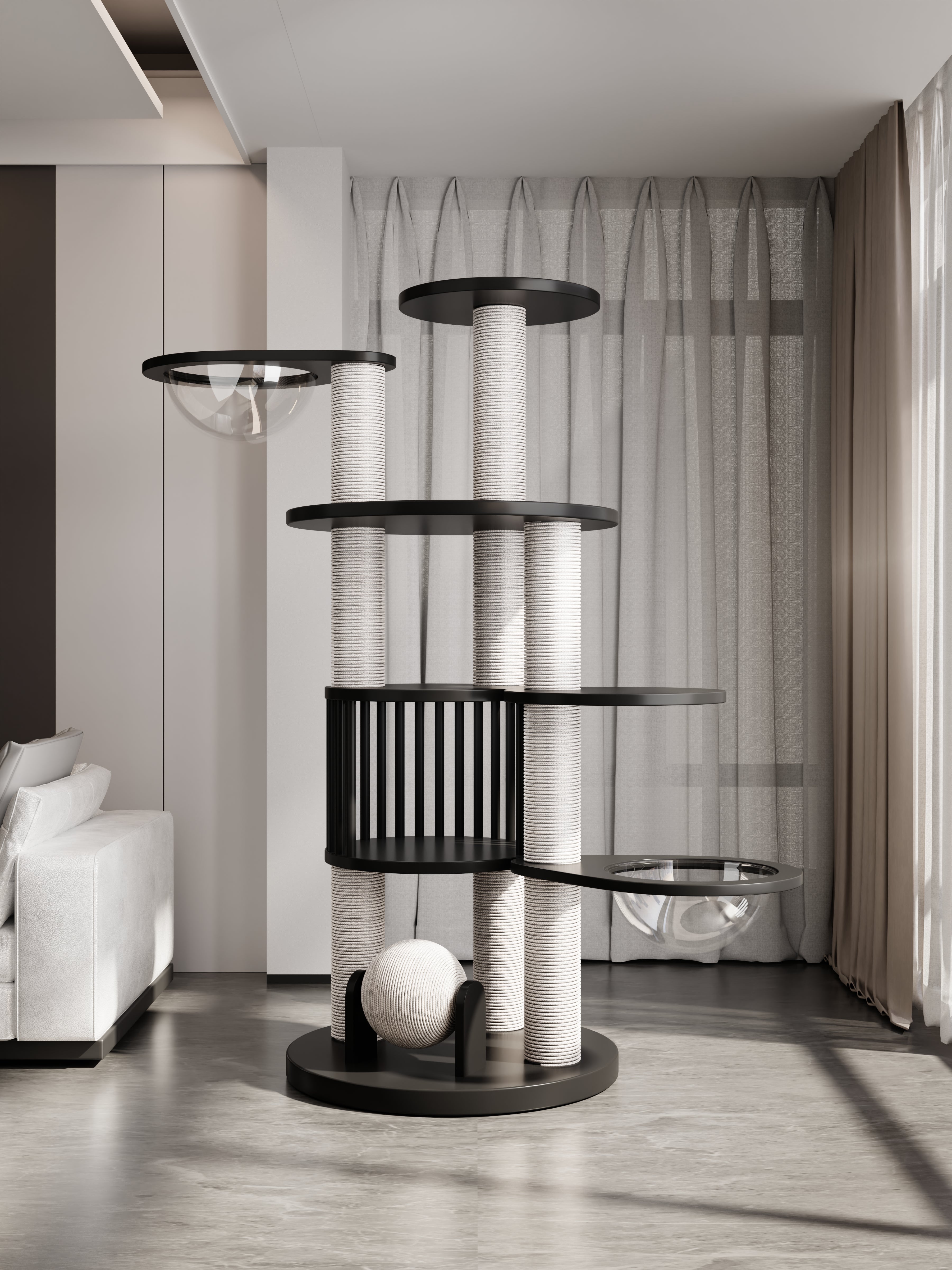 The Purrfect Estate - Cat Tree and Activity Tower