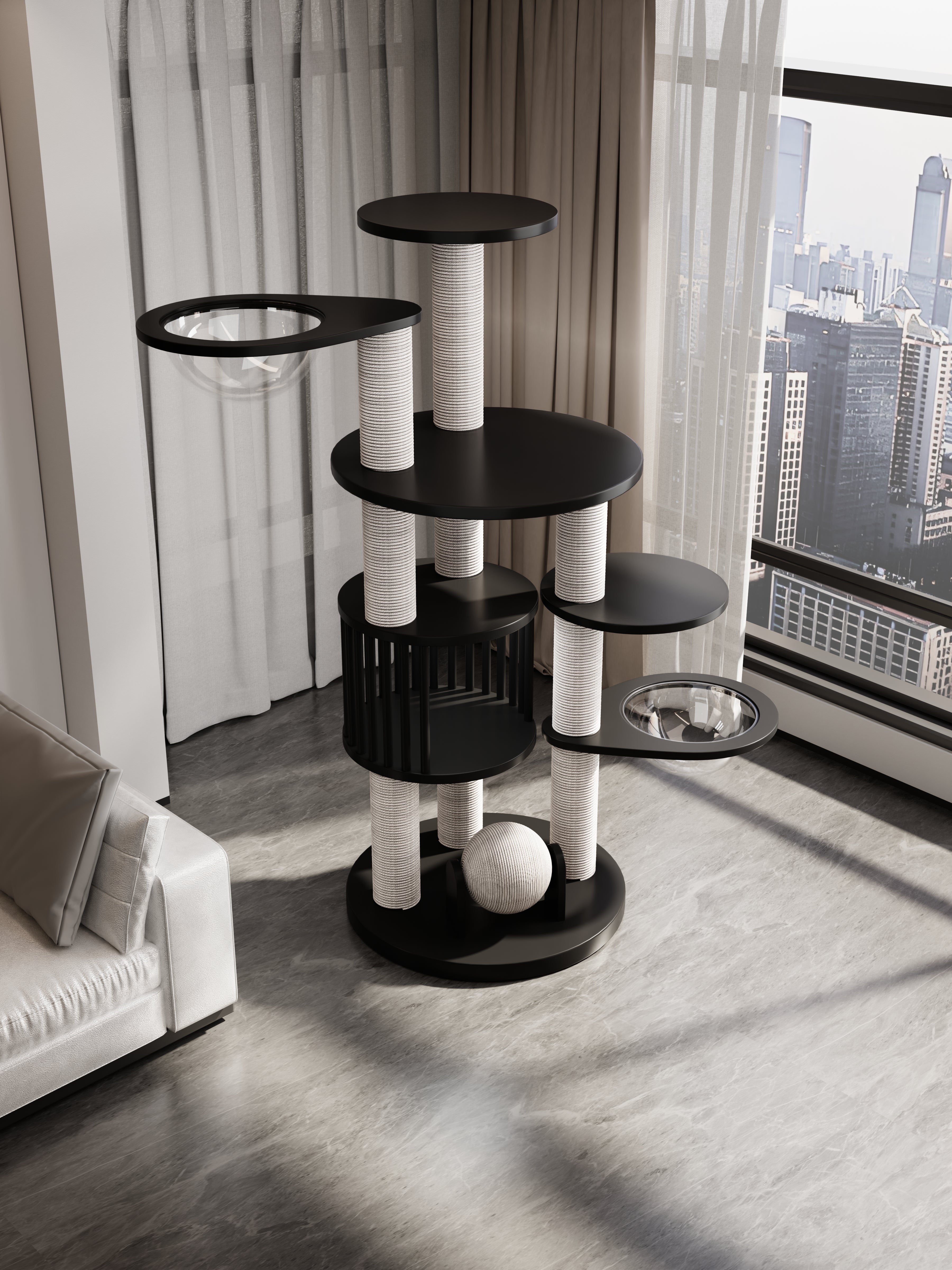 The Purrfect Estate - Cat Tree and Activity Tower