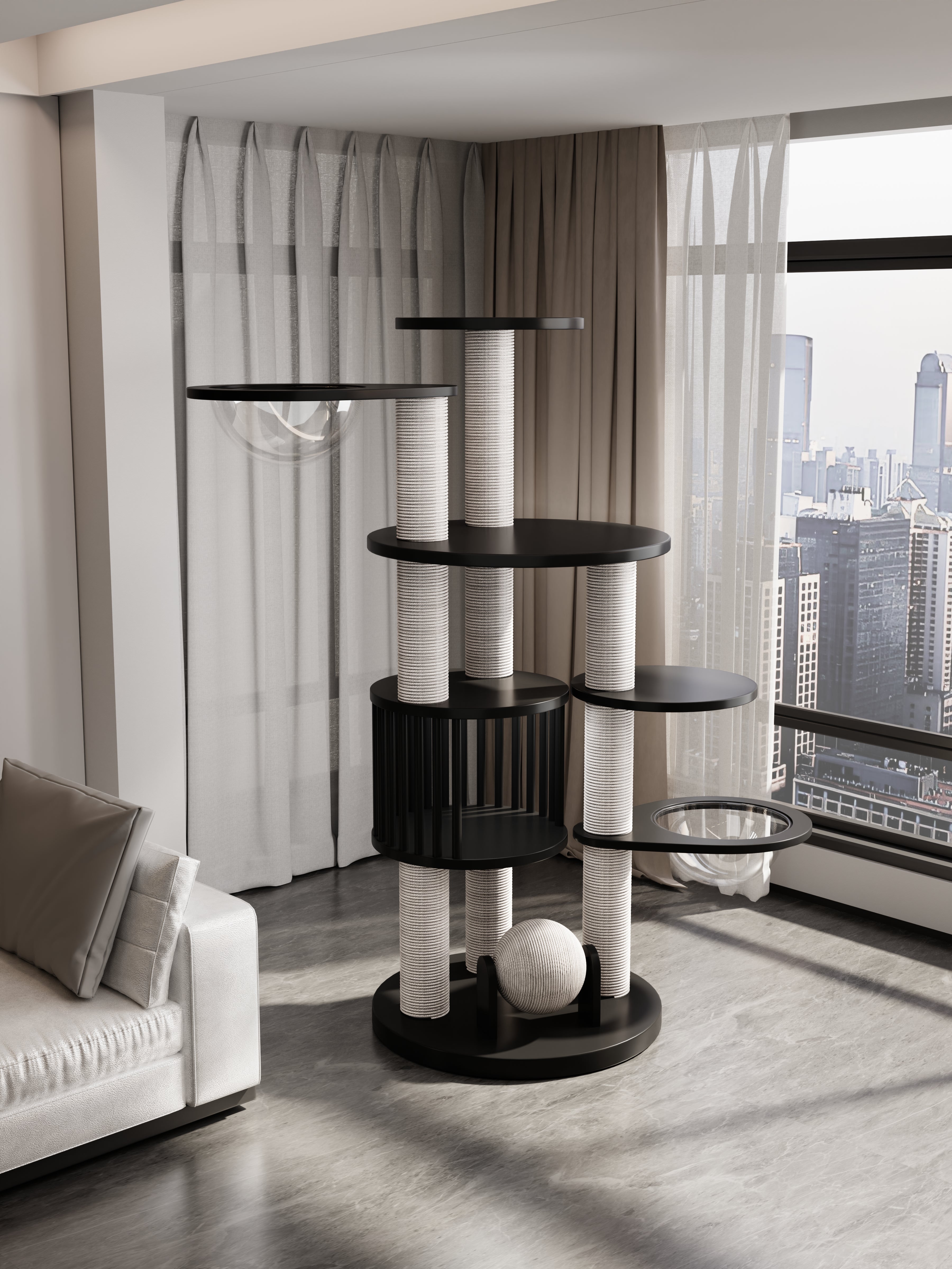 The Purrfect Estate - Cat Tree and Activity Tower