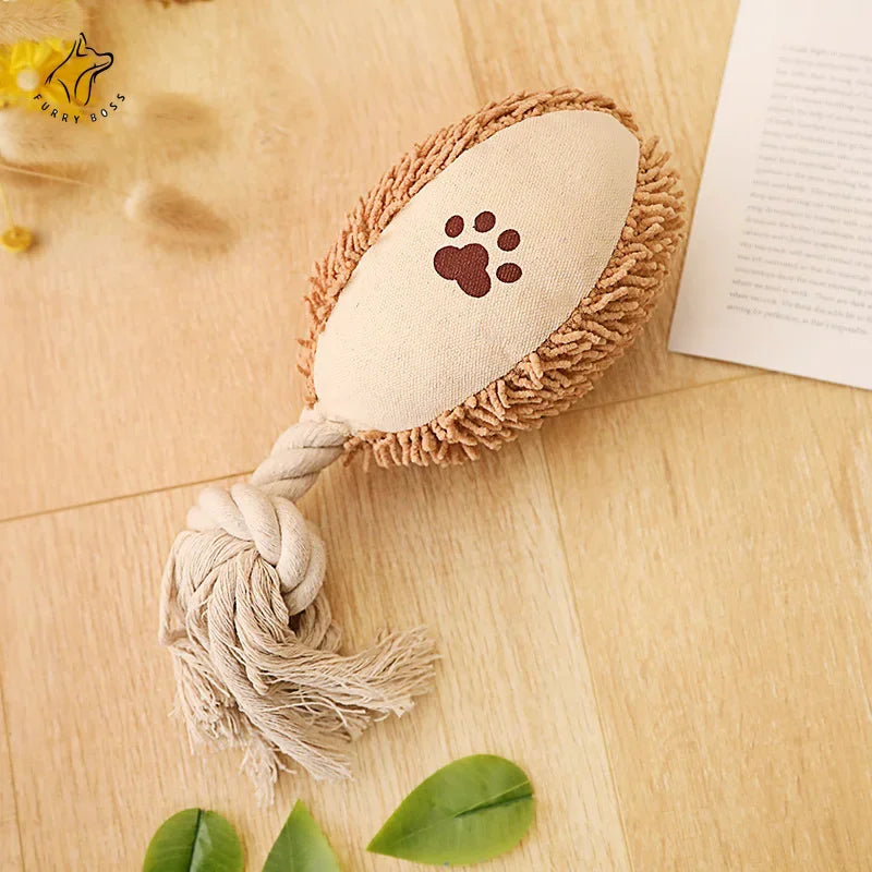 The Plush- Bite-Resistant Interactive Dog Teeth Cleaner