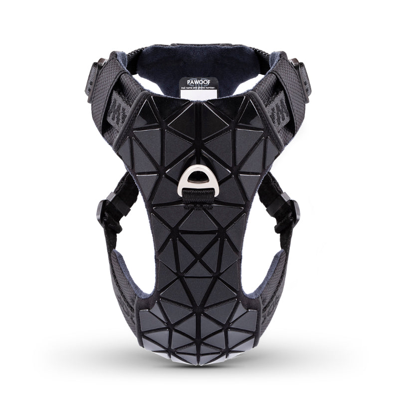 Dog Harness Luxury Shining Collar Set - Fashionable Pet Walking Accessories