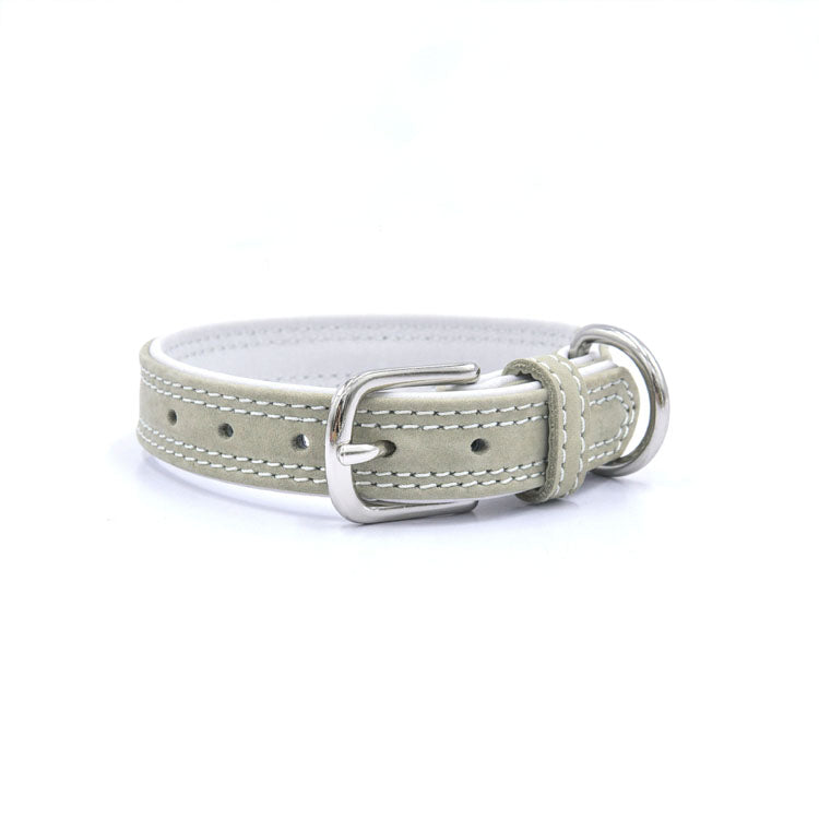 Genuine Leather Pet Leash Collar Set | High Quality Durable Luxury Set