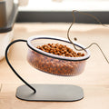 Luxury Raised Pet Bowls - Elevated Feeding Station for Small Dogs, Puppies, Cats